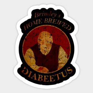 Wilfred Brimleys - Diabeetus retro Sticker